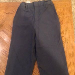 Boys charcoal dress pants
